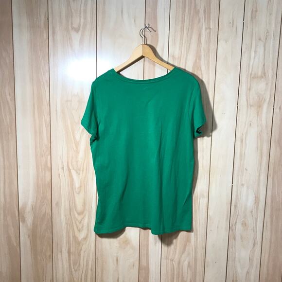 Holiday Time Christmas Round Neck Short Sleeve T-Shirt 2X - Picture 2 of 4